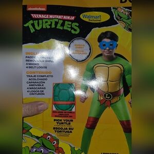 🆕 💥 Be ANY of the 4 TMNT you want.. Boy's 10/12 TMNT Dress Up Costume